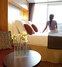 woman in stateroom